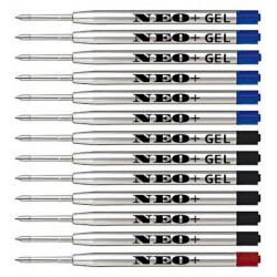 12 X Pen Refills In Blue Ink By NEO+ 8513 Cross Compatible 