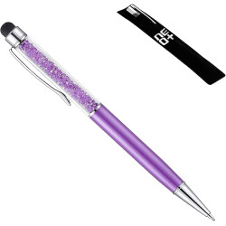 NEO+  Quality 2-in-1 Capacitive Touchscreen Stylus, Ballpoint Pen with Sw Sparkling  Crystals.+ Free Pen Refill