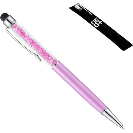 NEO+  Quality 2-in-1 Capacitive Touchscreen Stylus, Ballpoint Pen with Sw Sparkling  Crystals.+ Free Pen Refill