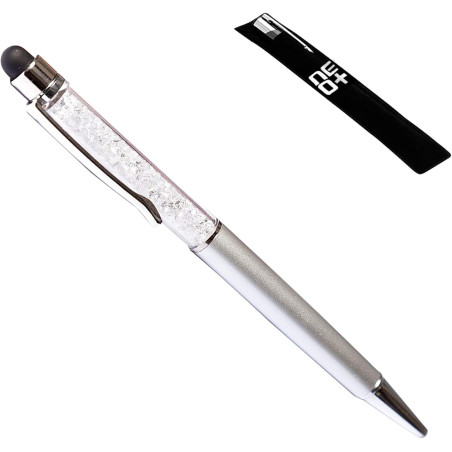 NEO+  Quality 2-in-1 Capacitive Touchscreen Stylus, Ballpoint Pen with Sw Sparkling  Crystals.+ Free Pen Refill