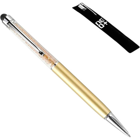 NEO+  Quality 2-in-1 Capacitive Touchscreen Stylus, Ballpoint Pen with Sw Sparkling  Crystals.+ Free Pen Refill